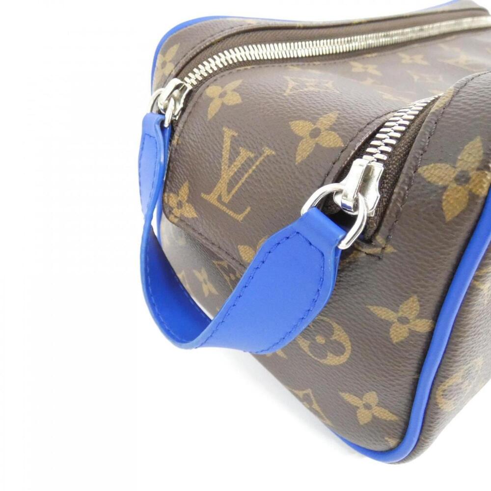 LOUIS VUITTON Blue Monogram Pouch - Picture 5 of 7